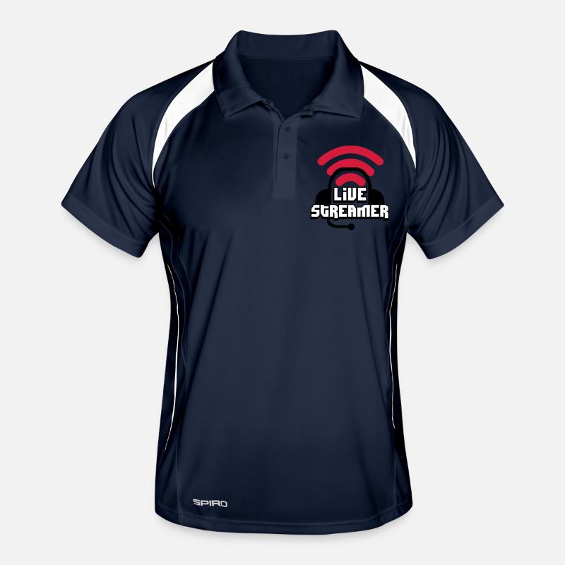 Live Streamer Männer Polo atmungsaktiv