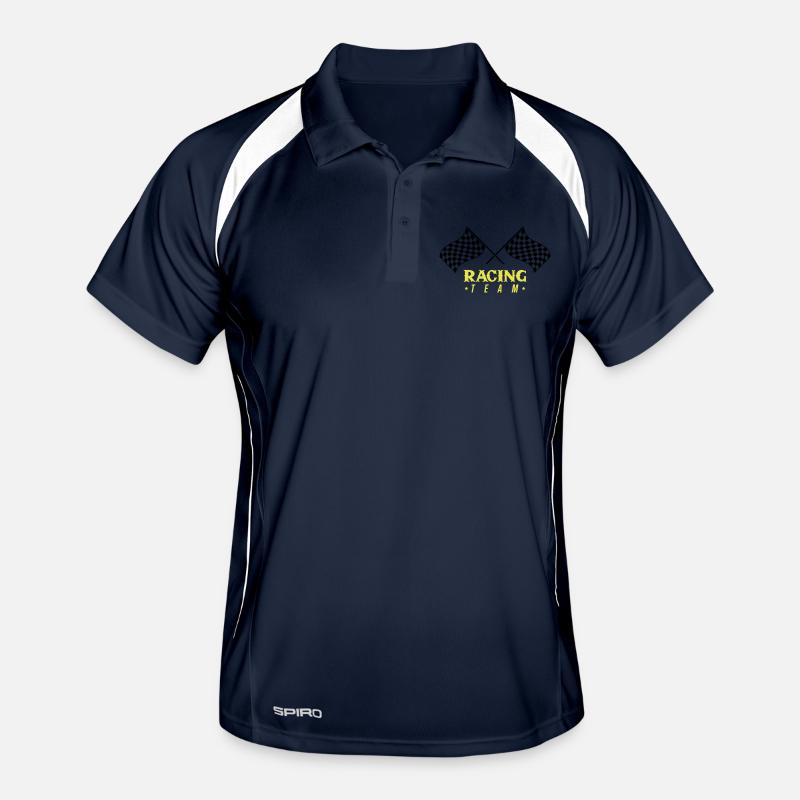Équipe Racing Flag Polo respirant Homme