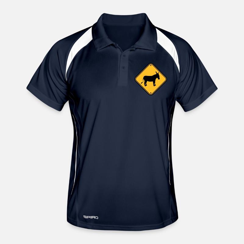 Remarque danger signe avertissement attention précaution ese Polo respirant Homme