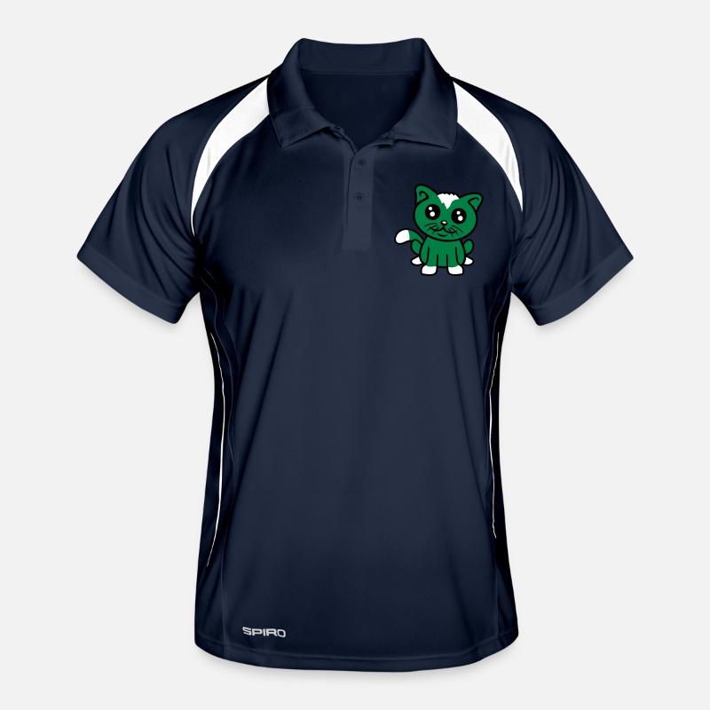 Chat Animal de compagnie Mignon Chaton Friendly Polo respirant Homme