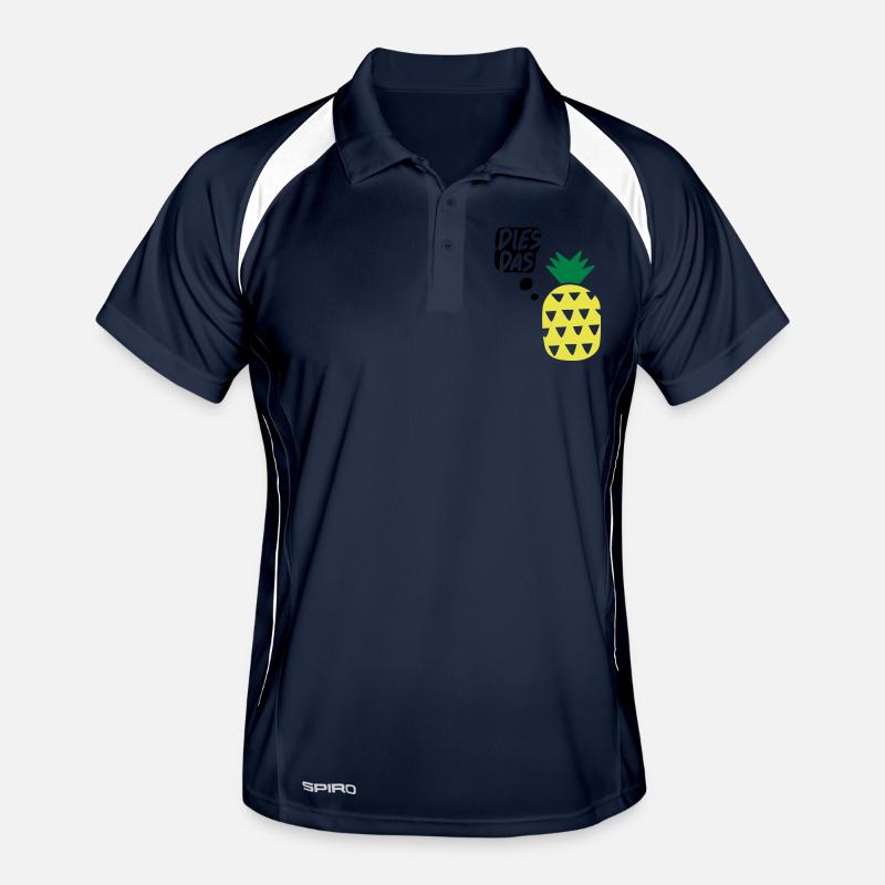 Dies, das, Ananas! Tasse Männer Polo atmungsaktiv