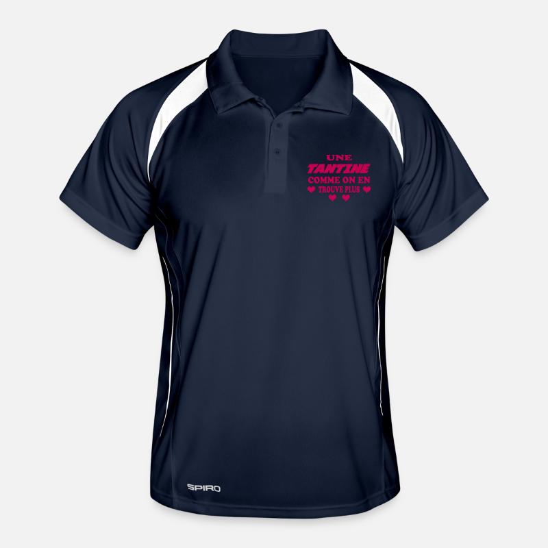 UNE TANTINE COMME ON EN TROUVE PLUS Polo respirant Homme