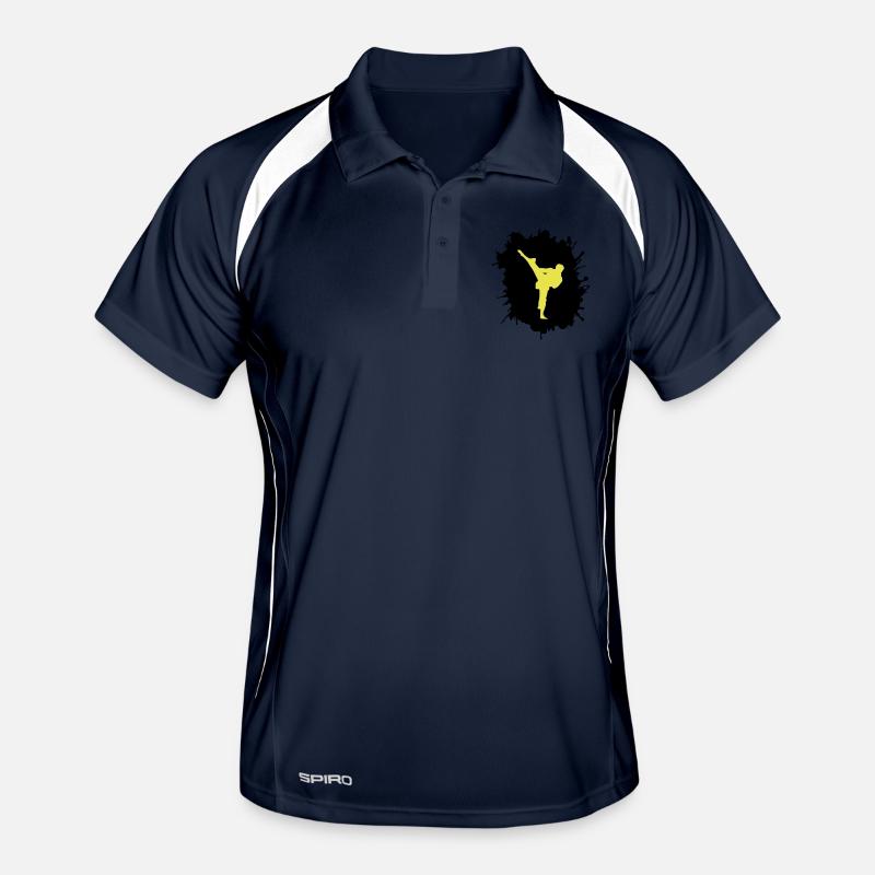 Karate Blobs Men's Polo breathable