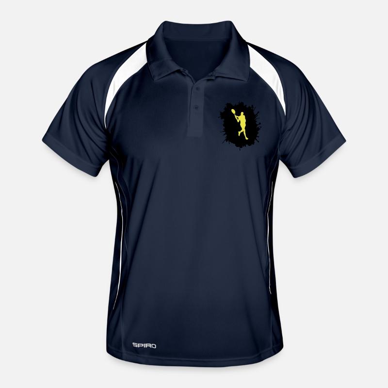 tennis klecks Männer Polo atmungsaktiv