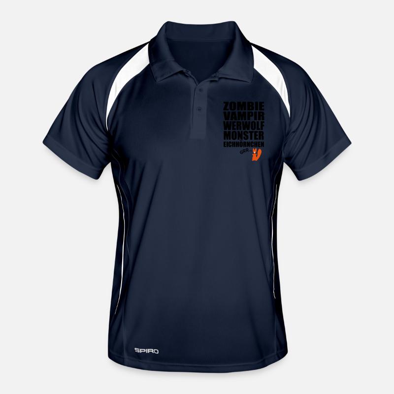Monster Squirrels Men's Polo breathable
