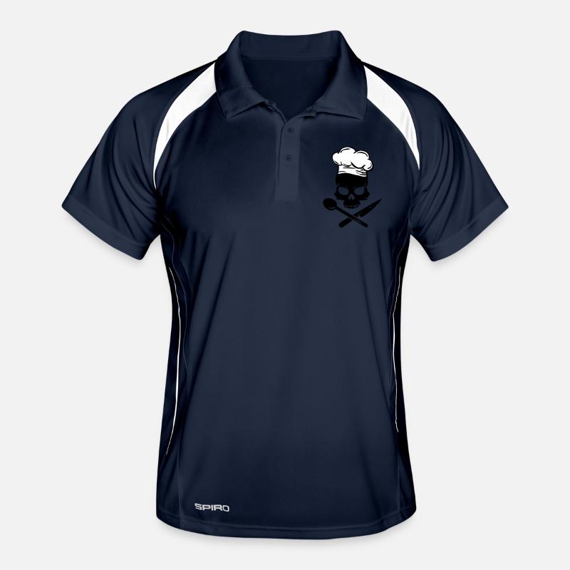Cooking Skull Polo respirant Homme