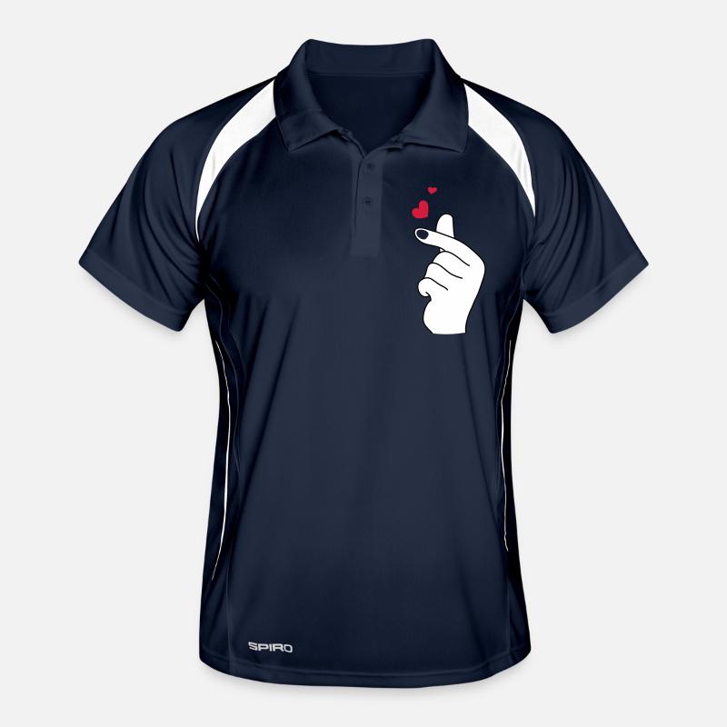 Fingerherzen 2 Männer Polo atmungsaktiv
