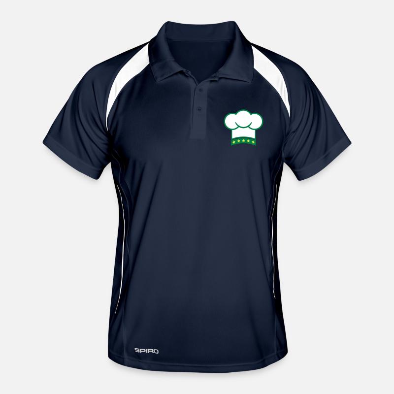 5 Star Chef's Hat Kitchen Master Chef Cool Men's Polo breathable