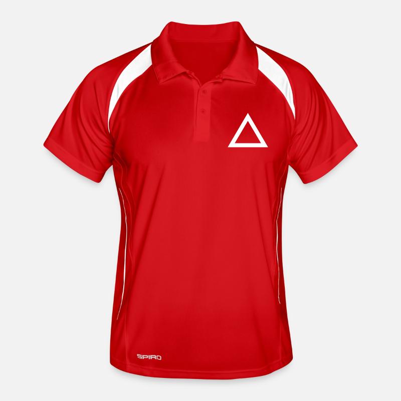 triangle Men's Polo breathable