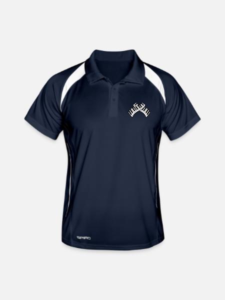 Piano Touches Instrument Jouant de la musique classique - Polo respirant Homme - marine/blanc - Devant