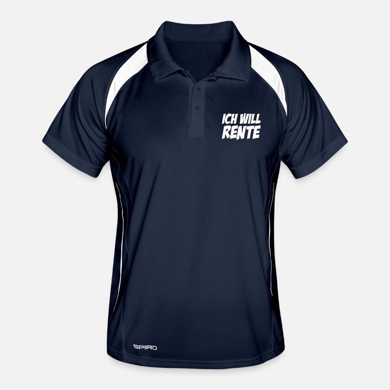 Ich will Rente Männer Polo atmungsaktiv