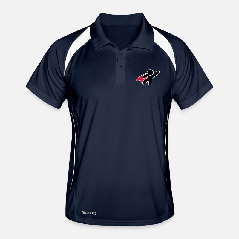 Superhero Männer Polo atmungsaktiv