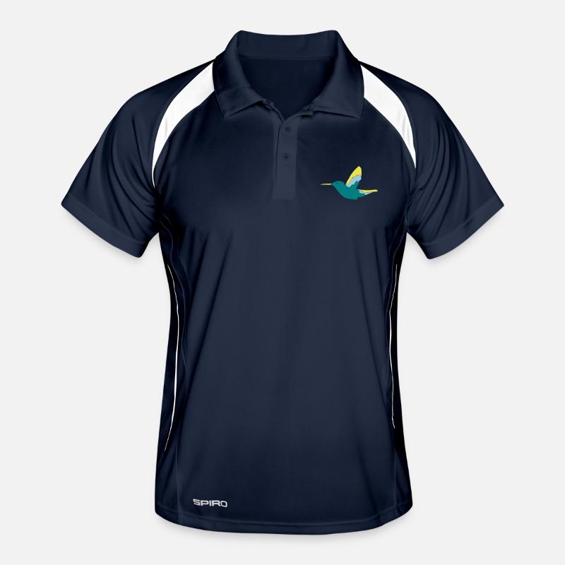 Colibri Oiseau Polo respirant Homme