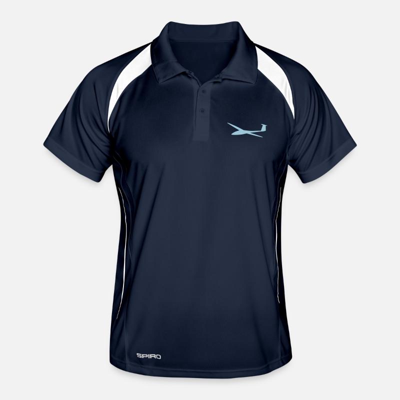 Segelflugzeug Männer Polo atmungsaktiv