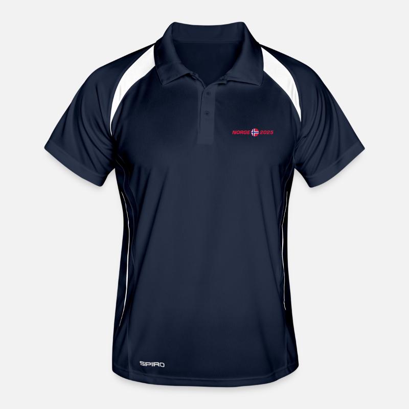 Norwegen 2025 Männer Polo atmungsaktiv