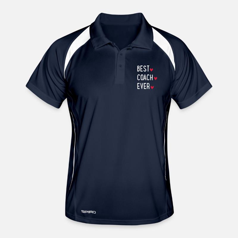 Best Coach ever Männer Polo atmungsaktiv