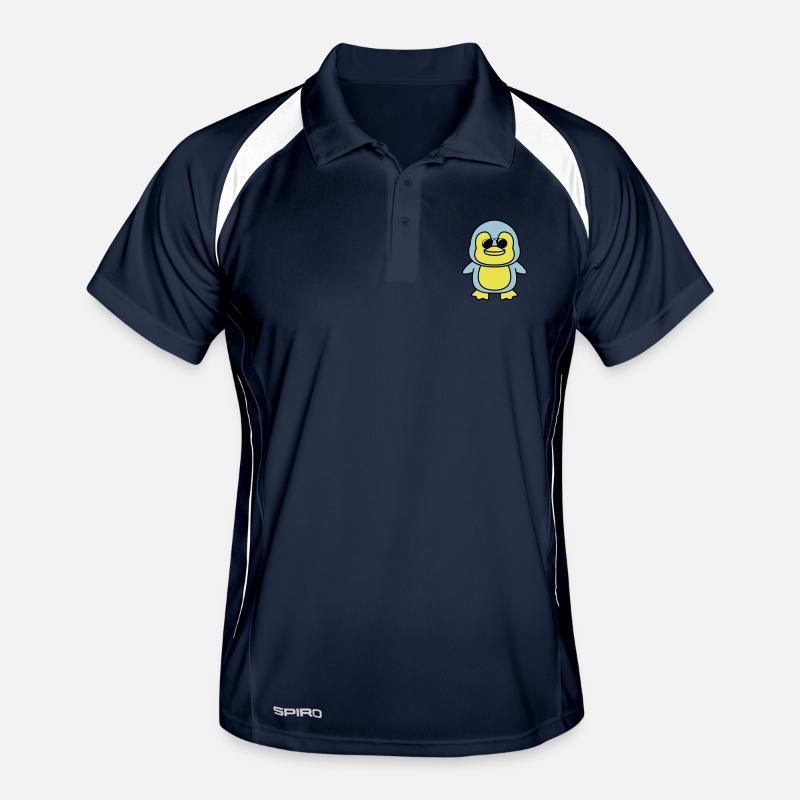 Pingouin Bande Dessinée Cool Polo respirant Homme