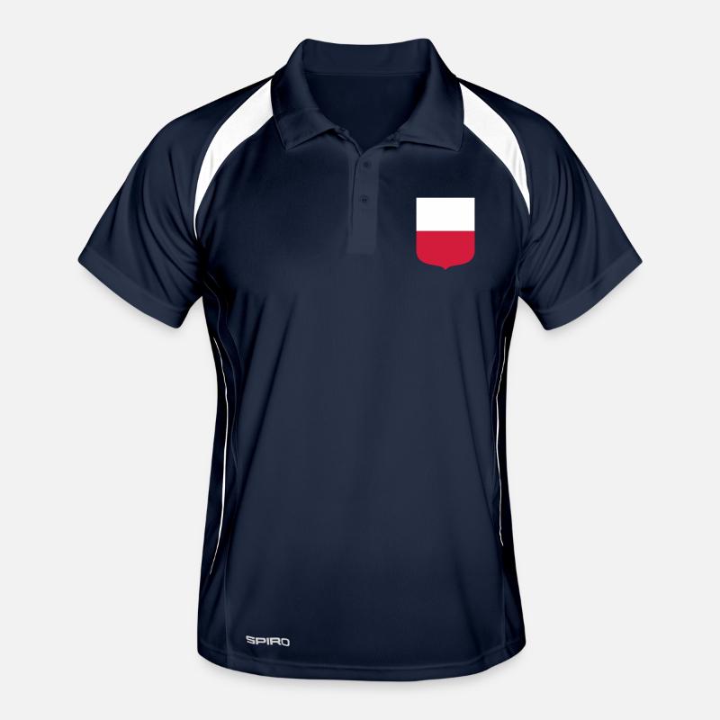 Polen Männer Polo atmungsaktiv