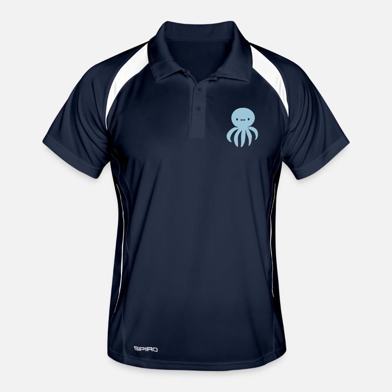 Octopus Octopus Octopus Squid Cute Giant Squid Funny Men's Polo breathable