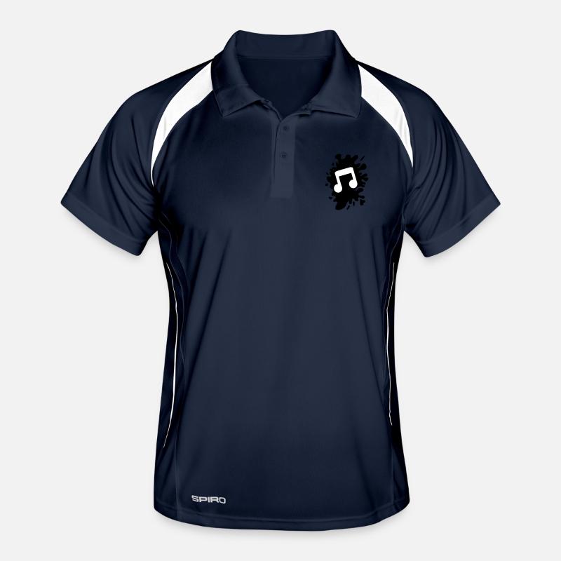blob music note Men's Polo breathable