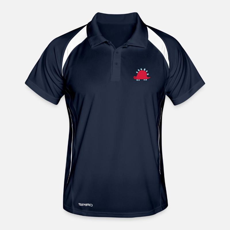 Dinosaurs - Motif colors customizable Men's Polo breathable