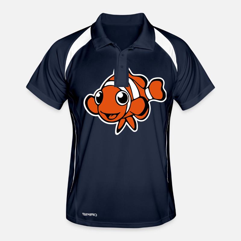 Clownfisch (Vektor) Männer Polo atmungsaktiv