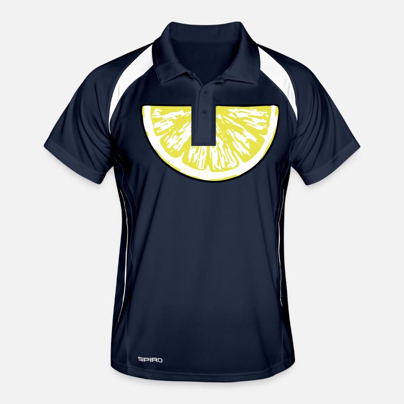 lemon_slice Männer Polo atmungsaktiv