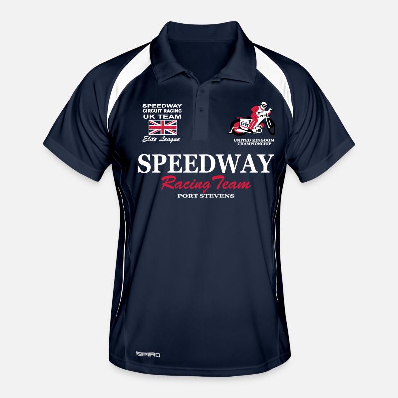 Speedway Poloshirt UK-Team Männer Polo atmungsaktiv