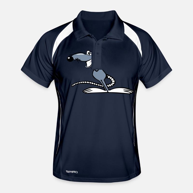 rat funny cool Men's Polo breathable