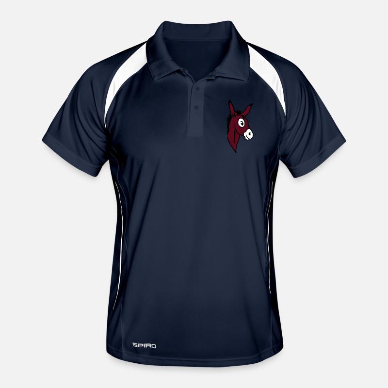 Esel Männer Polo atmungsaktiv