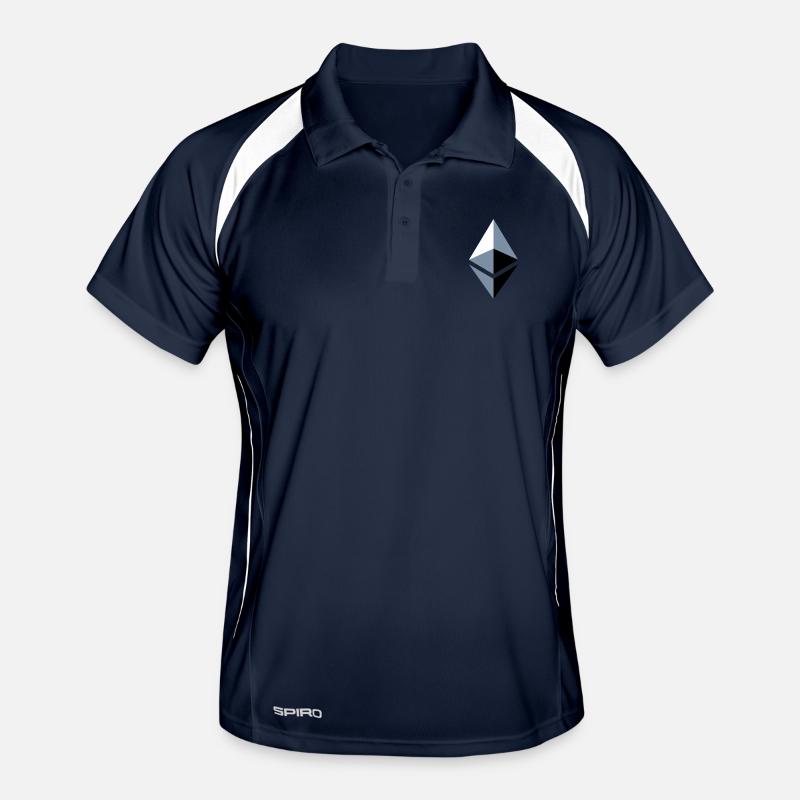 ETH éther Etherium Polo respirant Homme