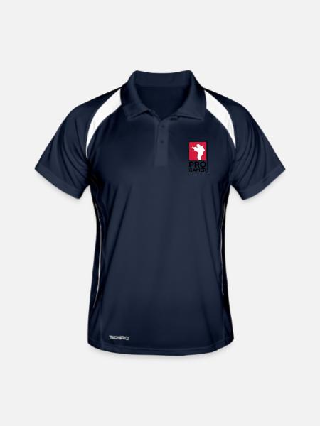 PRO GAMER - Men's Polo breathable - navy/white - Front