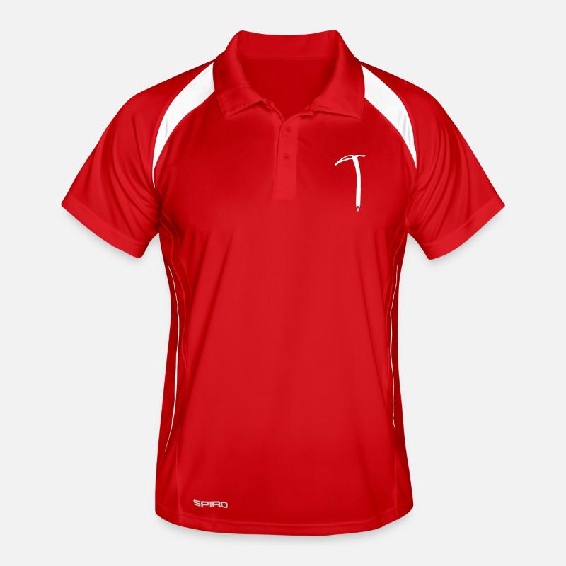 Ice axe left light Men's Polo breathable