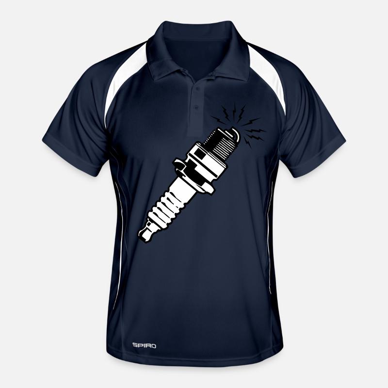 Spark plug Men's Polo breathable