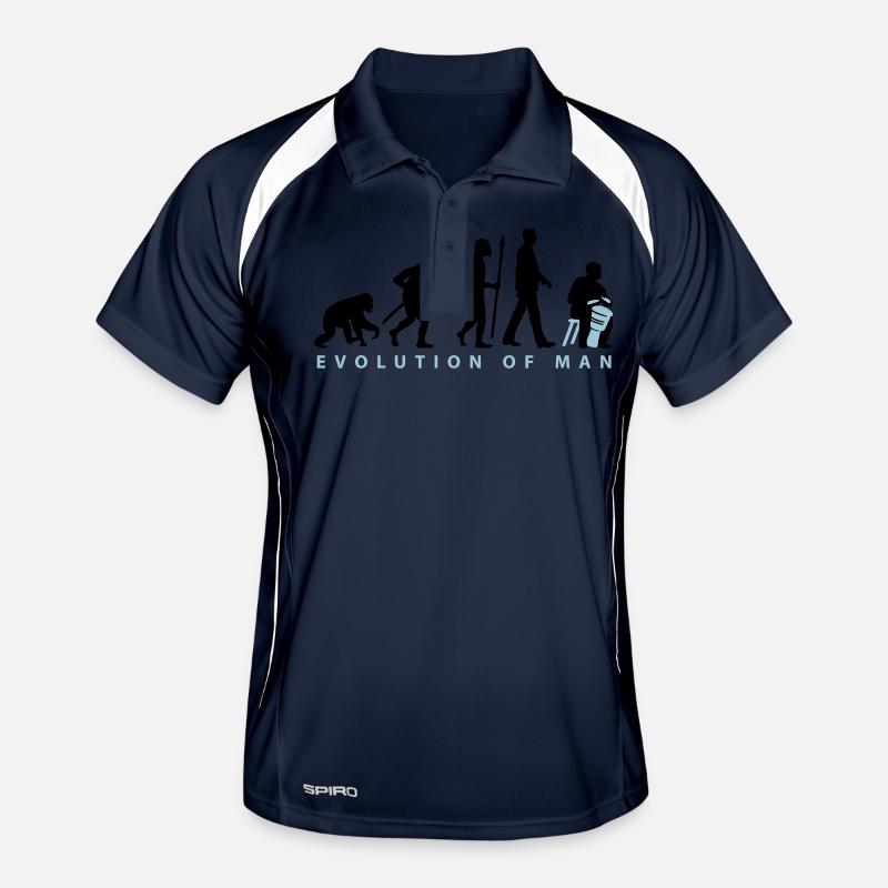 Evolution Djembe Trommler Männer Polo atmungsaktiv