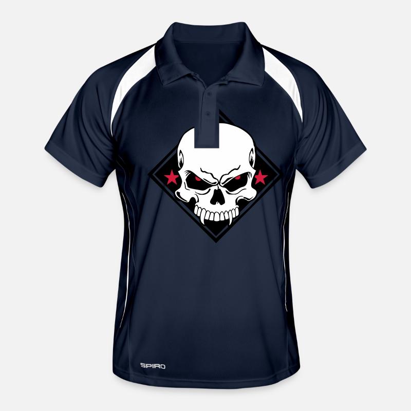 Evil Skull Men's Polo breathable