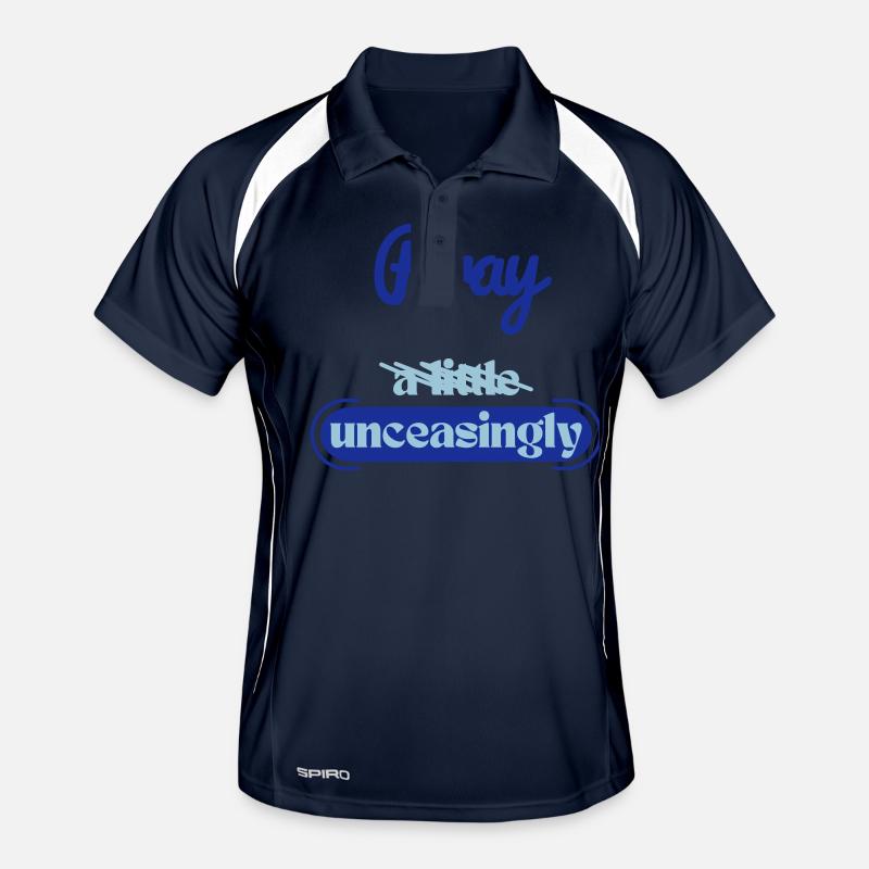 Pray unceasingly Men's Polo breathable