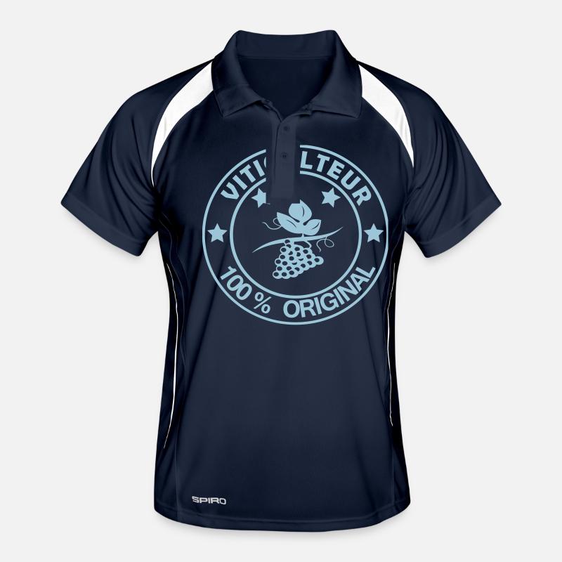 viticulteur logo Polo respirant Homme