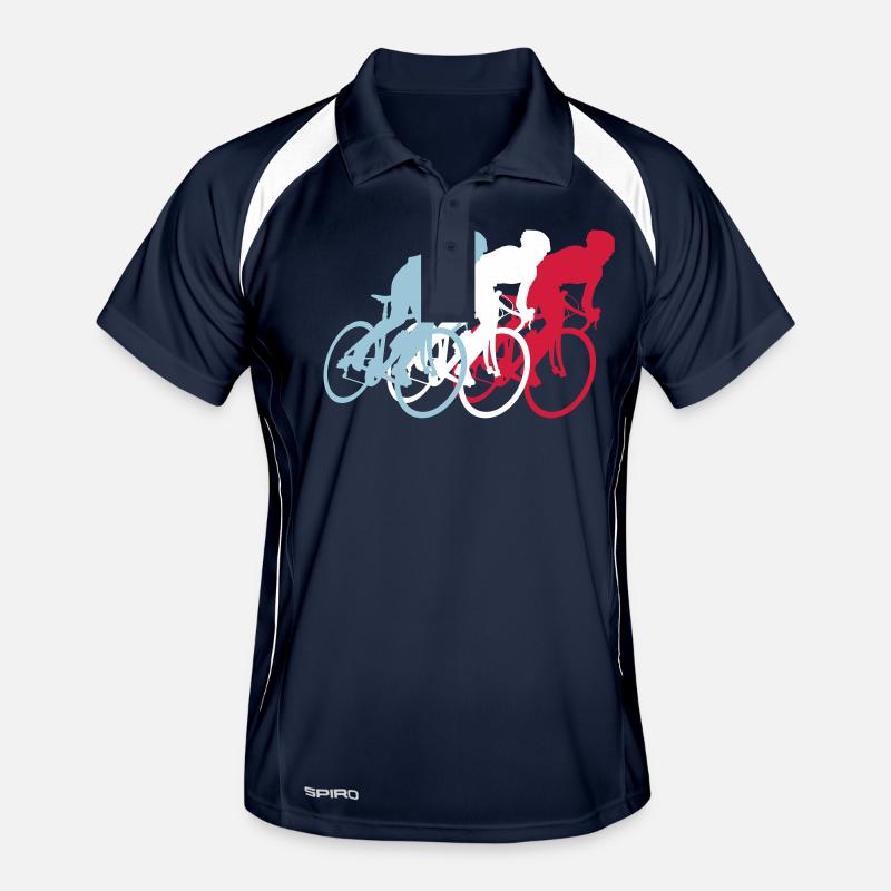 Cyclistes Polo respirant Homme