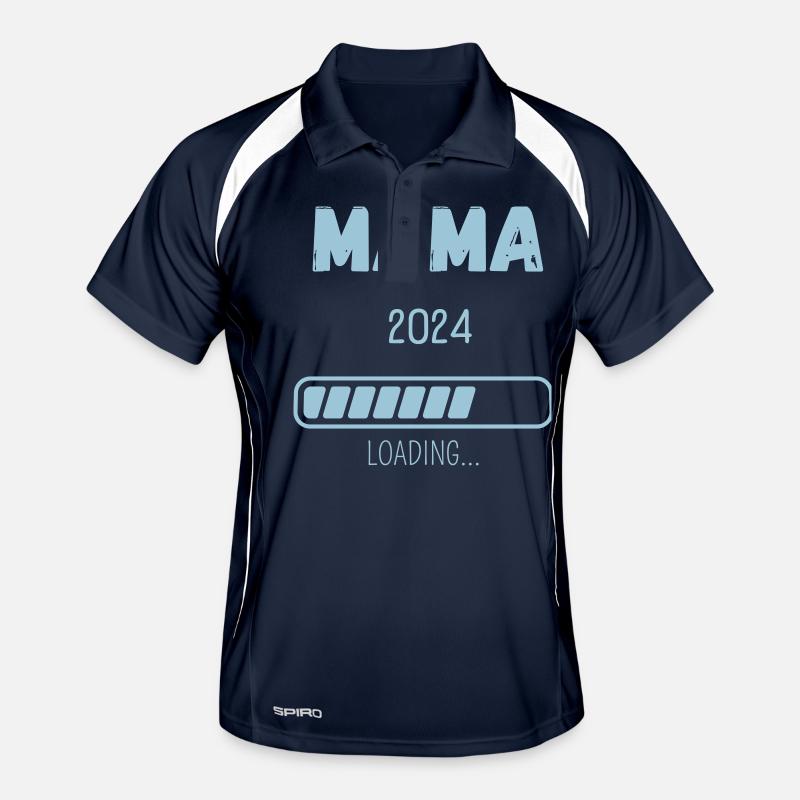 MAMA 2024 LOADING... Männer Polo atmungsaktiv
