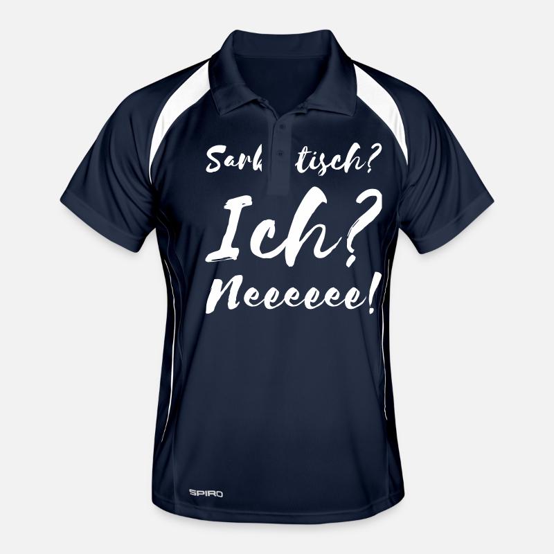 Sarkastisch? Ich? Neeee! Männer Polo atmungsaktiv