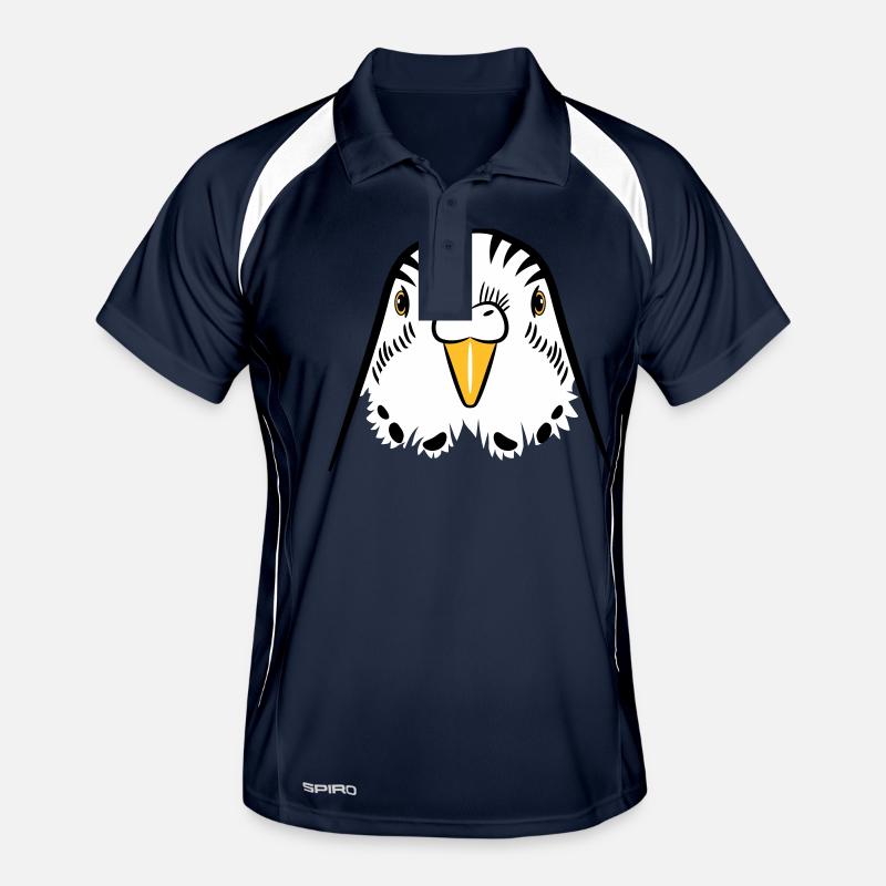 wellensittich head Men's Polo breathable