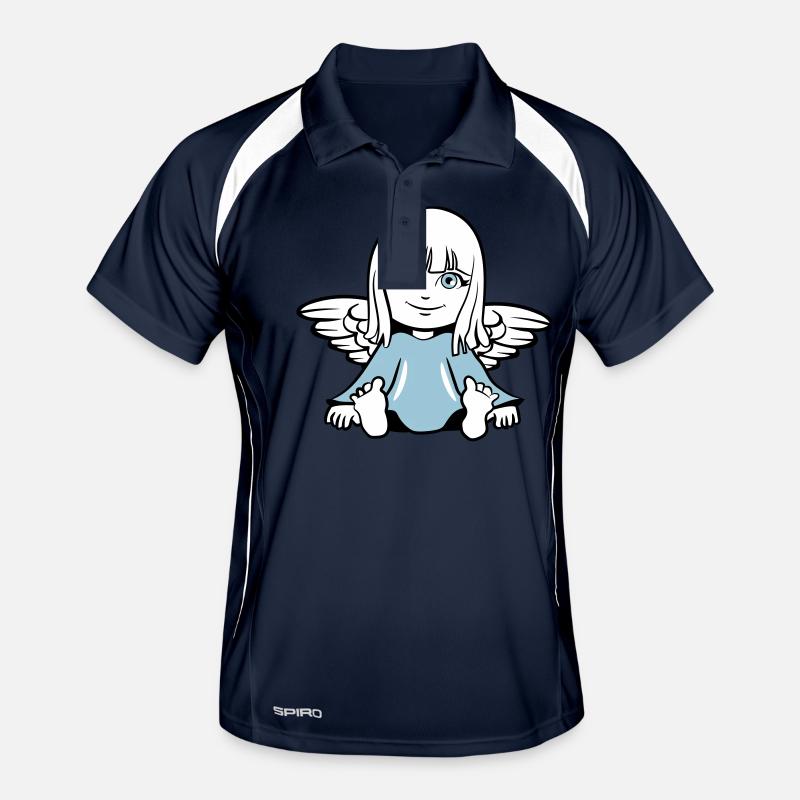 Engel mädchen süss Männer Polo atmungsaktiv