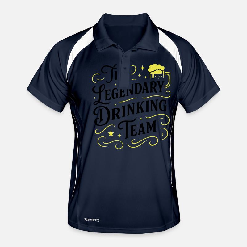 Boire l’équipe Dire Polo respirant Homme