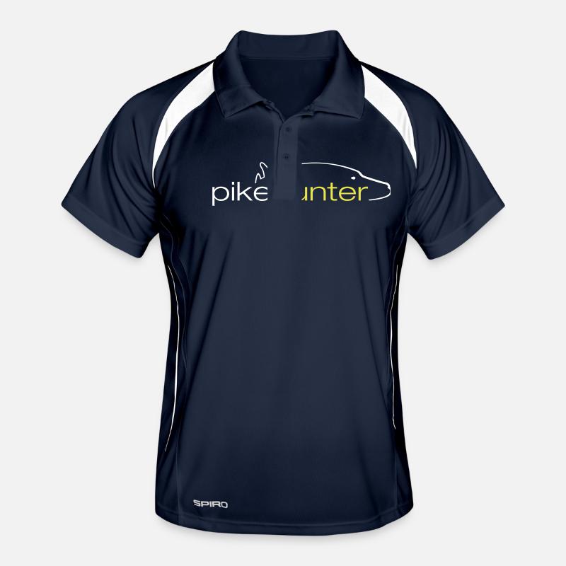 Pike Hunter-med braning Männer Polo atmungsaktiv