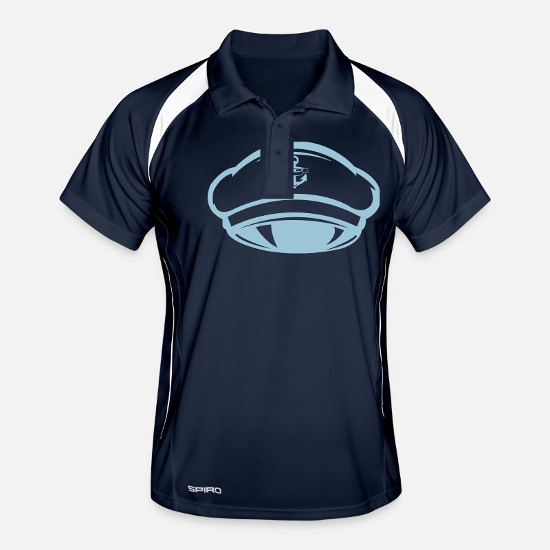 Bonnet de capitaine Polo respirant Homme