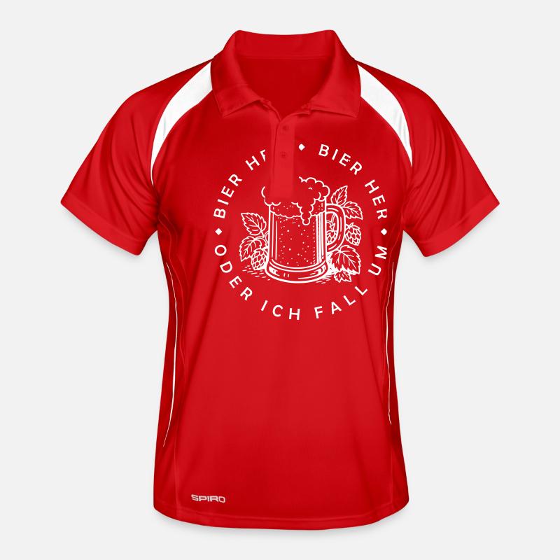 Les abeilles ici - Oder ich fall um ! Polo respirant Homme