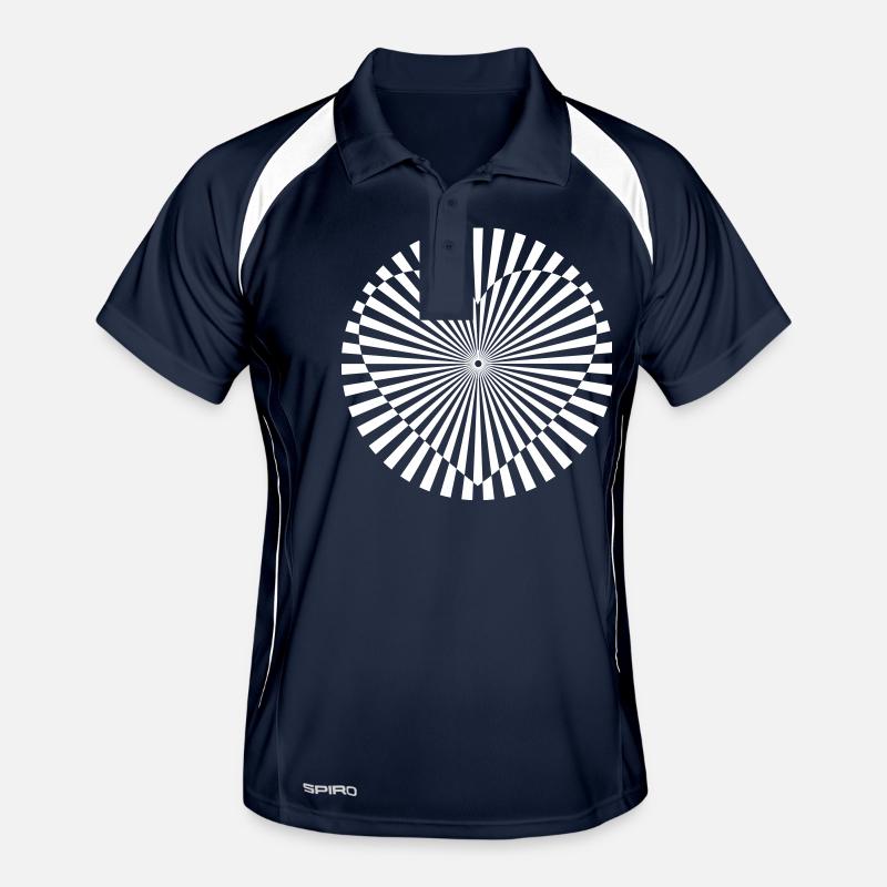Illusion Heart Männer Polo atmungsaktiv