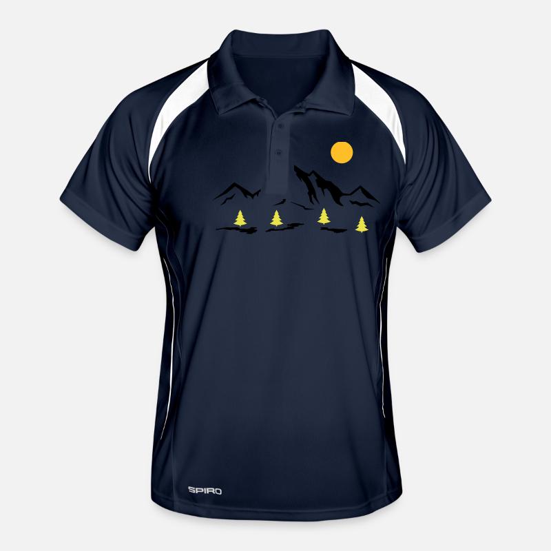 Montagnes Polo respirant Homme