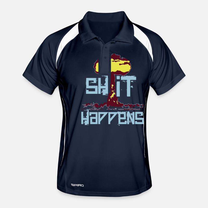la merde arrive Polo respirant Homme